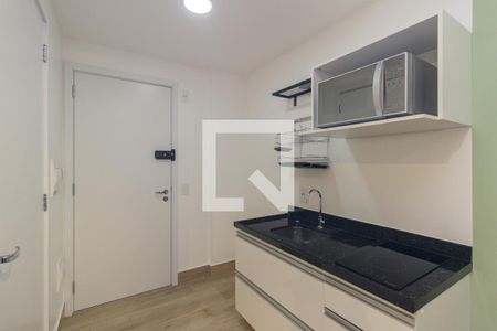 Cozinha de kitnet/studio à venda com 1 quarto, 27m² em Vila Buarque, São Paulo