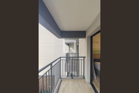 Studio para alugar com 27m², 1 quarto e sem vagaVaranda