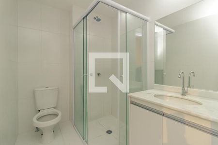 Banheiro de kitnet/studio à venda com 1 quarto, 27m² em Vila Buarque, São Paulo