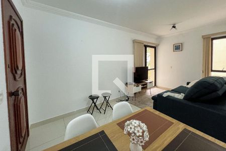Sala de apartamento para alugar com 1 quarto, 45m² em Indianópolis, São Paulo
