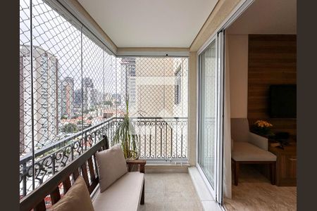 Sacada de apartamento à venda com 3 quartos, 99m² em Jardim das Acácias, São Paulo