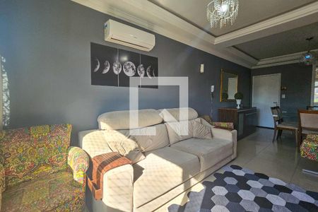 Sala de apartamento para alugar com 3 quartos, 90m² em Jardim Tejereba, Guarujá