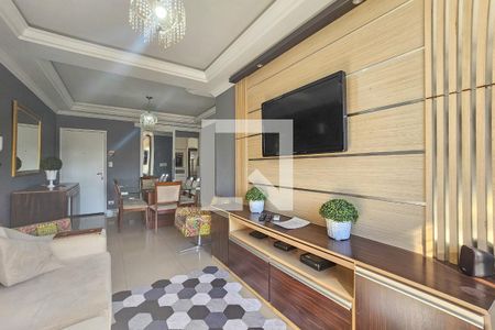 Sala de apartamento para alugar com 3 quartos, 90m² em Jardim Tejereba, Guarujá