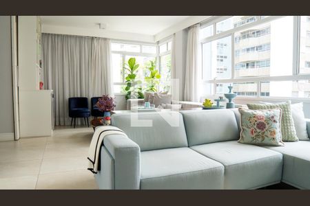 Sala de apartamento à venda com 3 quartos, 210m² em Santa Cecília, São Paulo