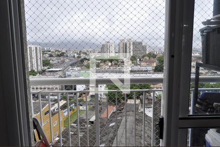 Varanda  de apartamento à venda com 3 quartos, 70m² em Del Castilho, Rio de Janeiro