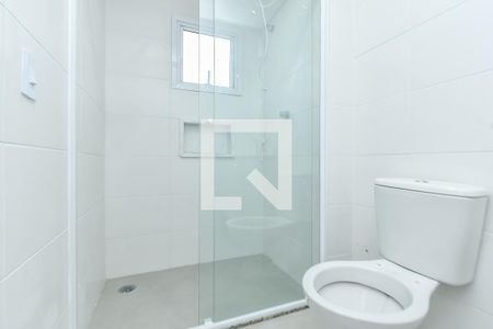 Banheiro de kitnet/studio para alugar com 1 quarto, 24m² em Sé, São Paulo