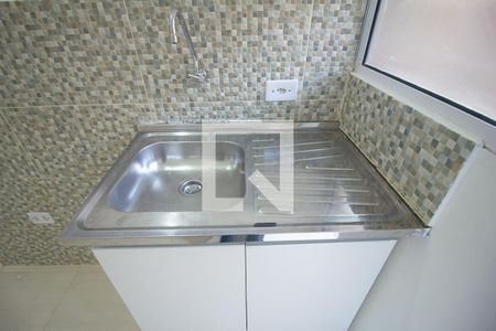 Studio para alugar com 20m², 1 quarto e sem vagaDetalhe da cozinha