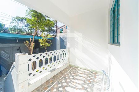 Varanda da Sala de casa para alugar com 1 quarto, 48m² em Vila Luzita, Santo André