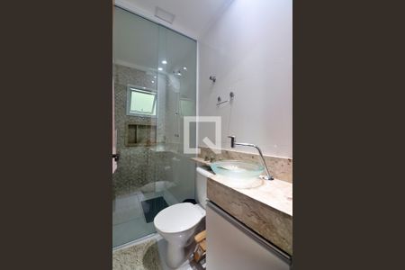 Banheiro do Quarto 1 - Suíte de apartamento à venda com 3 quartos, 150m² em Vila Metalurgica, Santo André