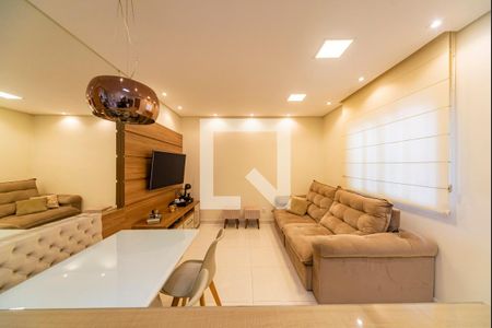 Sala de apartamento à venda com 2 quartos, 56m² em Vila Apiai, Santo André