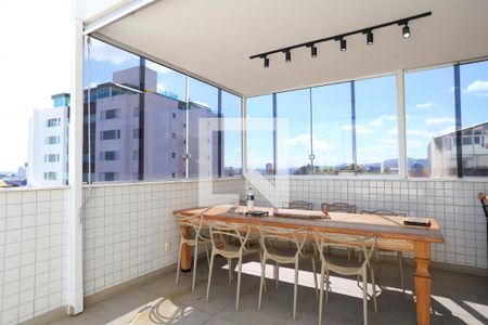 Área Gourmet de apartamento à venda com 4 quartos, 270m² em Colégio Batista, Belo Horizonte