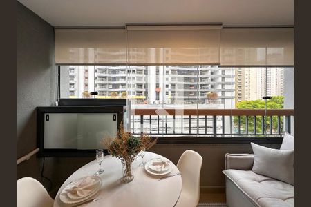 Sacada de kitnet/studio à venda com 1 quarto, 25m² em Brooklin Paulista, São Paulo