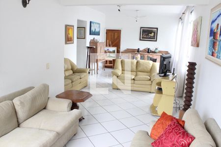 Sala de apartamento para alugar com 2 quartos, 110m² em Ilha Porchat, São Vicente