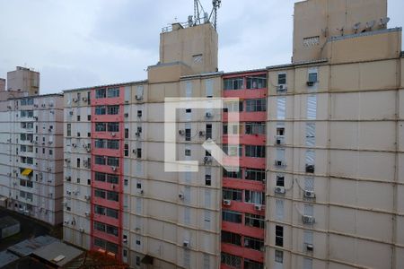 Vista da Sala de apartamento à venda com 1 quarto, 40m² em Humaitá, Porto Alegre