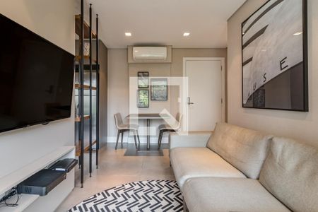 Sala de apartamento para alugar com 1 quarto, 40m² em Pinheiros, São Paulo