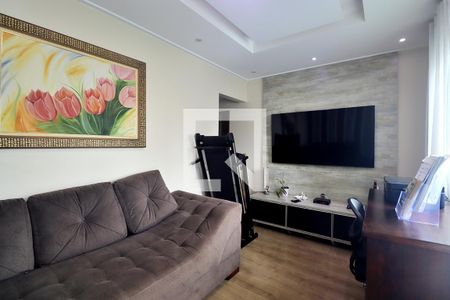 Sala de apartamento para alugar com 3 quartos, 87m² em Jardim, Santo André