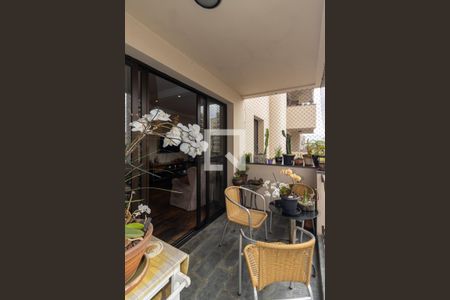 Varanda da Sala de apartamento à venda com 3 quartos, 125m² em Moema, São Paulo