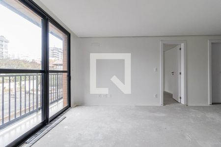 Sala de apartamento à venda com 1 quarto, 48m² em Auxiliadora, Porto Alegre