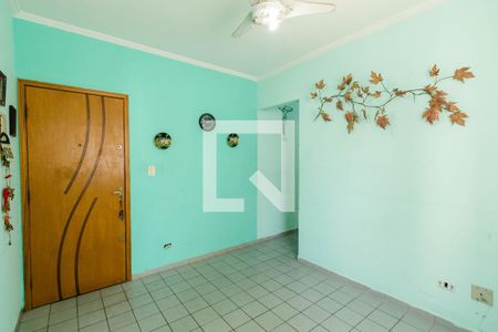 Sala de apartamento para alugar com 1 quarto, 40m² em Guilhermina, Praia Grande
