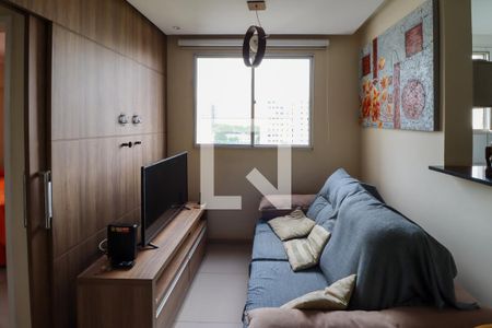 Sala de apartamento para alugar com 2 quartos, 48m² em Reserva Sul Condomínio Resort, Ribeirão Preto