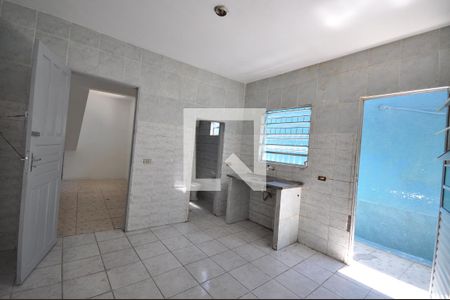 Cozinha de casa para alugar com 1 quarto, 45m² em Jardim Brasil (zona Norte), São Paulo