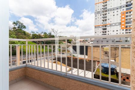 Varanda da Sala de apartamento à venda com 2 quartos, 35m² em Vila Carmosina, São Paulo