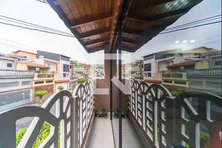 Varanda  de casa à venda com 3 quartos, 210m² em Jardim Marek, Santo André