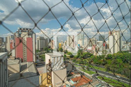 Apartamento à venda com 39m², 1 quarto e 1 vagaVista da varanda da sala