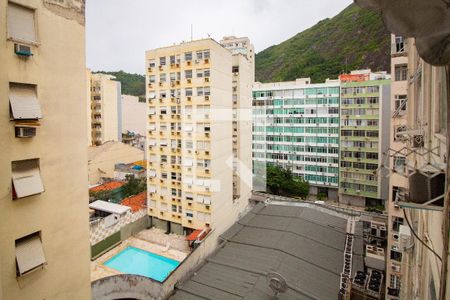 Vista do Quarto de apartamento à venda com 1 quarto, 25m² em Copacabana, Rio de Janeiro