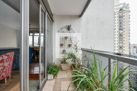 Varanda de apartamento para alugar com 3 quartos, 260m² em Santa Cecília, São Paulo