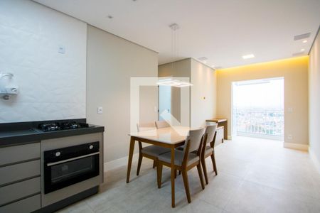 Sala de apartamento para alugar com 2 quartos, 54m² em Vila Humaitá, Santo André