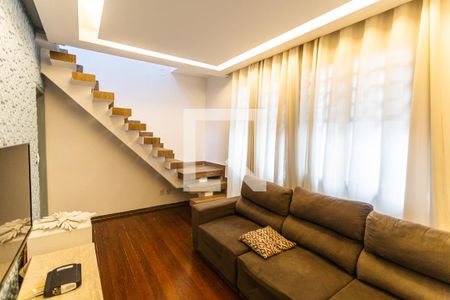 Sala de apartamento à venda com 4 quartos, 200m² em Santo Antônio, Belo Horizonte