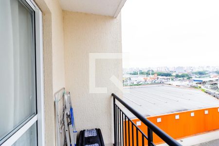 Varanda  de apartamento à venda com 2 quartos, 48m² em Parque João Ramalho, Santo André