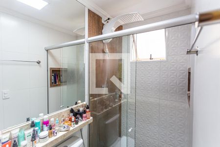 Banheiro da Suíte de apartamento à venda com 3 quartos, 78m² em Palmares, Belo Horizonte