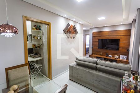 Sala de apartamento à venda com 3 quartos, 78m² em Palmares, Belo Horizonte