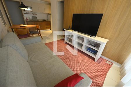 Sala de kitnet/studio para alugar com 1 quarto, 55m² em Jardim Goiás, Goiânia