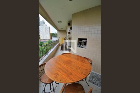 Varanda da Sala de apartamento à venda com 4 quartos, 152m² em Jardim Monte Kemel, São Paulo