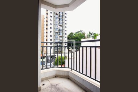 Varanda Sala/Cozinha de apartamento à venda com 1 quarto, 50m² em Vila Valparaiso, Santo André
