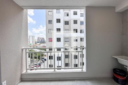 Varanda e Área de Serviço de apartamento à venda com 2 quartos, 41m² em Várzea da Barra Funda, São Paulo