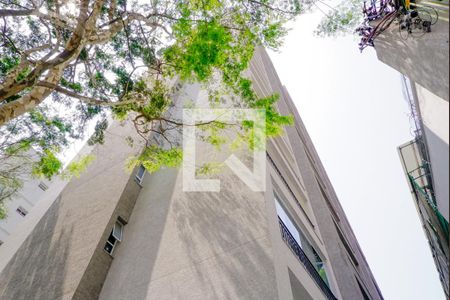 Studio para alugar com 31m², 1 quarto e sem vaga Studio para alugar com 31m², 1 quarto e sem vagaFachada