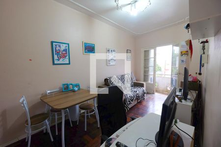 Sala de apartamento à venda com 1 quarto, 49m² em Floresta, Porto Alegre