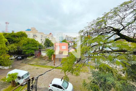Vista da Sacada de apartamento à venda com 1 quarto, 49m² em Floresta, Porto Alegre