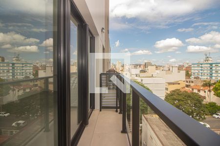 Sala - Varanda de apartamento à venda com 2 quartos, 59m² em Petrópolis, Porto Alegre