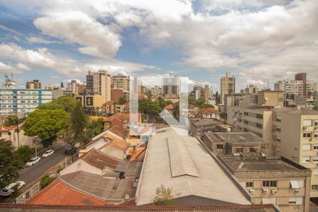 Vista da Sala - Varanda de apartamento à venda com 2 quartos, 59m² em Petrópolis, Porto Alegre