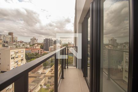 Sala - Varanda de apartamento à venda com 2 quartos, 59m² em Petrópolis, Porto Alegre
