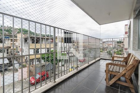 Varanda da Sala de apartamento para alugar com 3 quartos, 120m² em Olaria, Rio de Janeiro