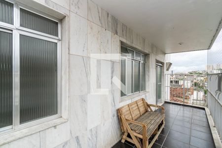 Varanda da Sala de apartamento para alugar com 3 quartos, 120m² em Olaria, Rio de Janeiro