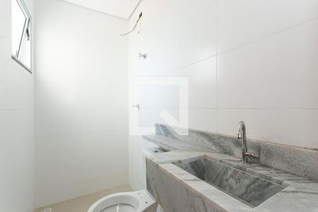 Banheiro de kitnet/studio à venda com 1 quarto, 31m² em Vila Nova Manchester, São Paulo