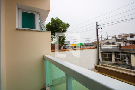 Varanda da sala de casa à venda com 2 quartos, 143m² em Vila América, Santo André