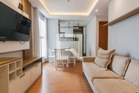 Sala de apartamento para alugar com 2 quartos, 49m² em Serraria, São José